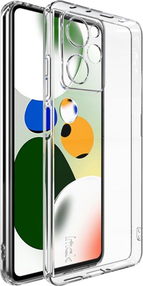 Lunso - Geschikt voor Xiaomi Poco X5 Pro - TPU Backcover hoes - Transparant