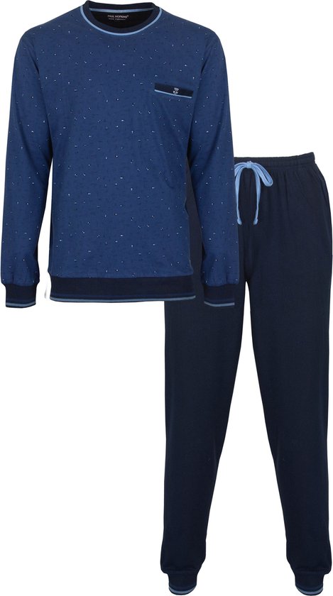 PHPYH2211A Paul Hopkins heren pyjama Blauw - Maten: