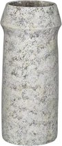 PTMD Nimma Bloempot - 22 x 22 x 50 cm - Cement - Grijs