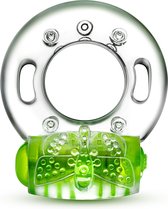 Blush Cockring Play With Me Arouser Vibrating C-Ring Green Groen