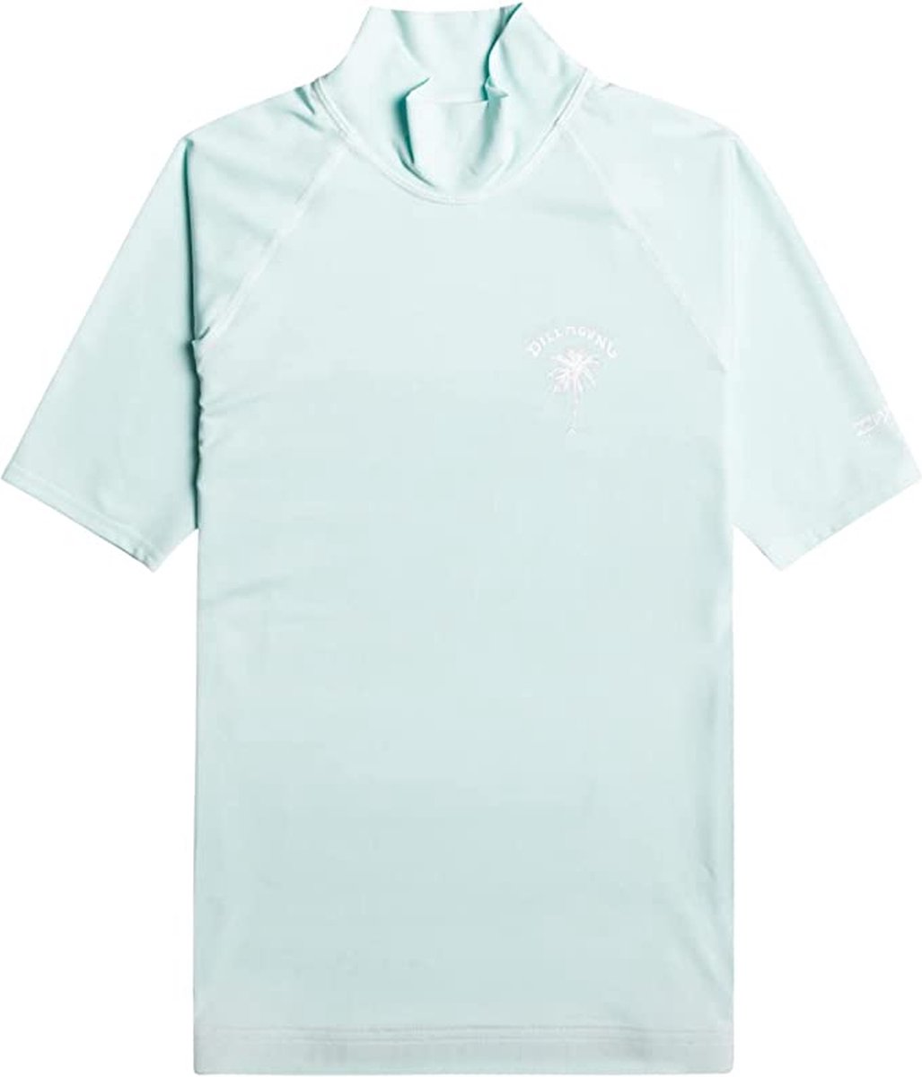 Billabong UV-Rashguard voor vrouwen met korte mouwen Tropic Surf UPF50+ Hemelblauw