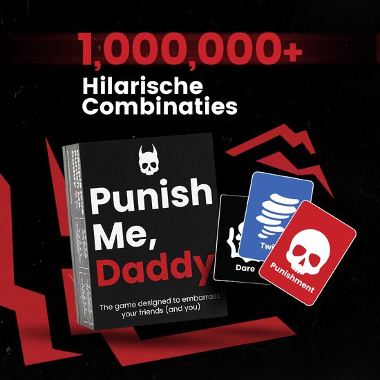 Thumbnail van een extra afbeelding van het spel Punish me, Daddy Kaartspel voor Volwassenen - Truth or Dare - Partyspel voor 2-4 Spelers - Engelse Versie