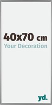 Your Decoration - Fotolijst 40x70 cm - Kunststof - Zilver Hoogglans - Evry