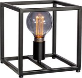 Furntastik Agrigento Tafellamp, 23 cm, zwart