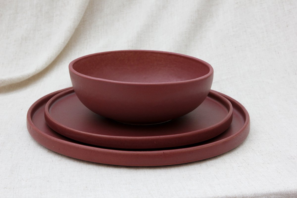 Set Tables at Home - Servies - Kom - Cherry - 2 stuks