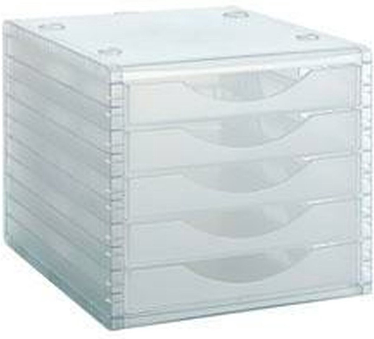 Modulaire archiefkast Archivo 2000 ArchivoTec 5 lades Transparant 34 x 27 x 26 cm