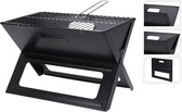 Folding Portable Barbecue for use with Charcoal X-shaped 45 x 30 x 35 cm Iron
