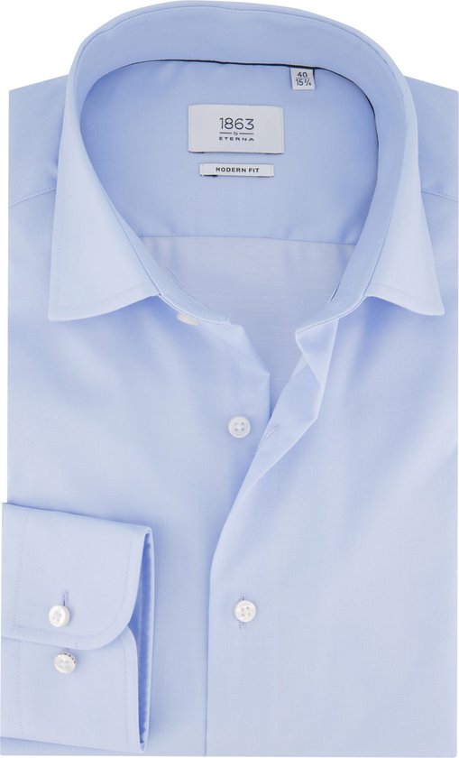 Redbridge Premium overhemd met lange mouwen, zakelijk, casual, katoen, antraciet, L