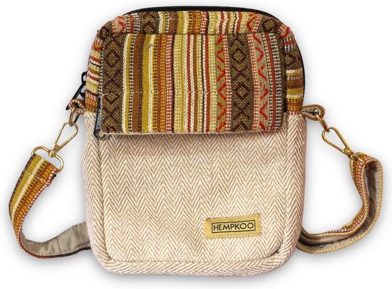 Guru-Shop Sac à bandoulière Hippie Sac Goa - Vert