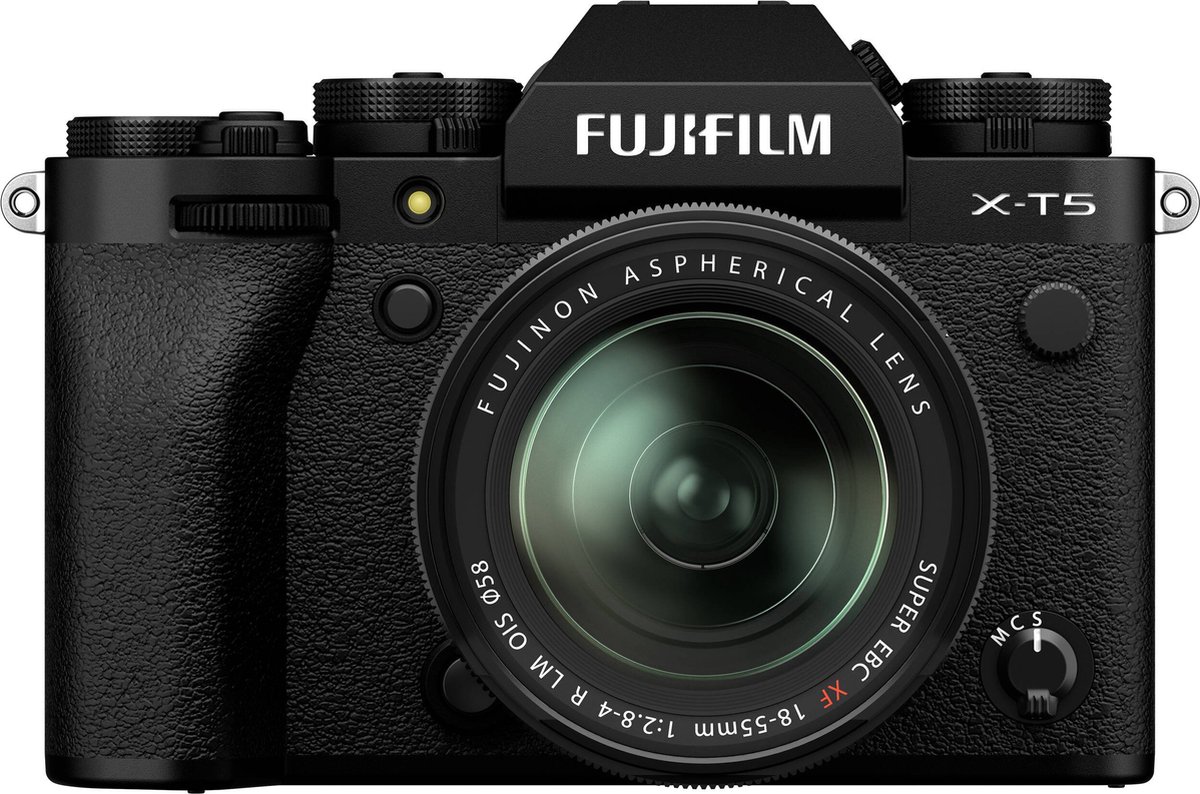 Fujifilm Systeemcamera X-T5 + Fujinon XF standaardlens 18 - 55 mm Zwart - Fujifilm