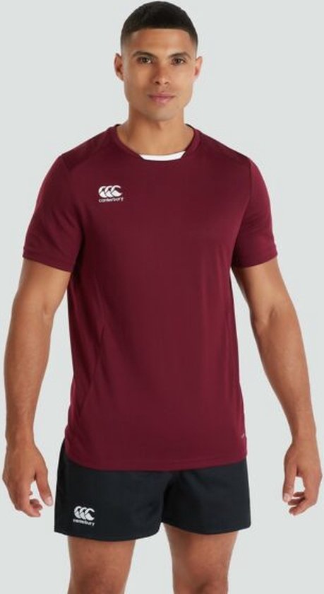 Club Dry Tee Senior Maroon - XS