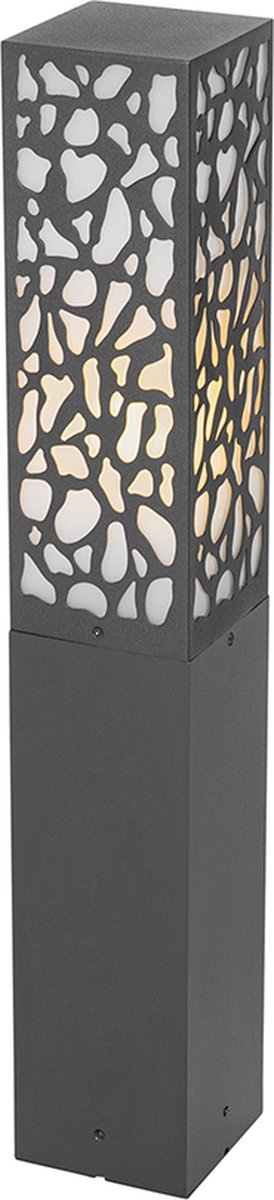 QAZQA nicole - Moderne Staande Buitenlamp | Staande Lamp voor buiten - 1 lichts - H 60 cm - Zwart - Buitenverlichting