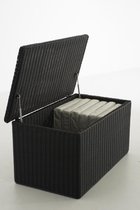Opbergbox XL - Étanche - Avec couvercle - Pour l'intérieur & l'extérieur - Boîte à coussins de jardin - Boîte de jardin - 122x70x63cm
