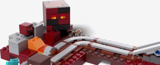 LEGO Minecraft Les rails du Nether - 21130 | bol.com