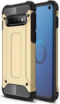 Samsung Galaxy S10 Hoesje Shock Proof Hybride Back Cover Goud