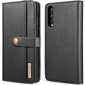 Huawei P20 Pro Leren 2-in-1 Bookcase en Back Cover Hoesje Zwart