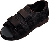 Zwarte nylon post-operatieve schoen- Medium