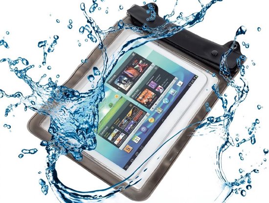 solidariteit Leerling vragen Waterdichte tablet hoes met audio aansluiting, voor de beste bescherming op  vakantie... | bol.com