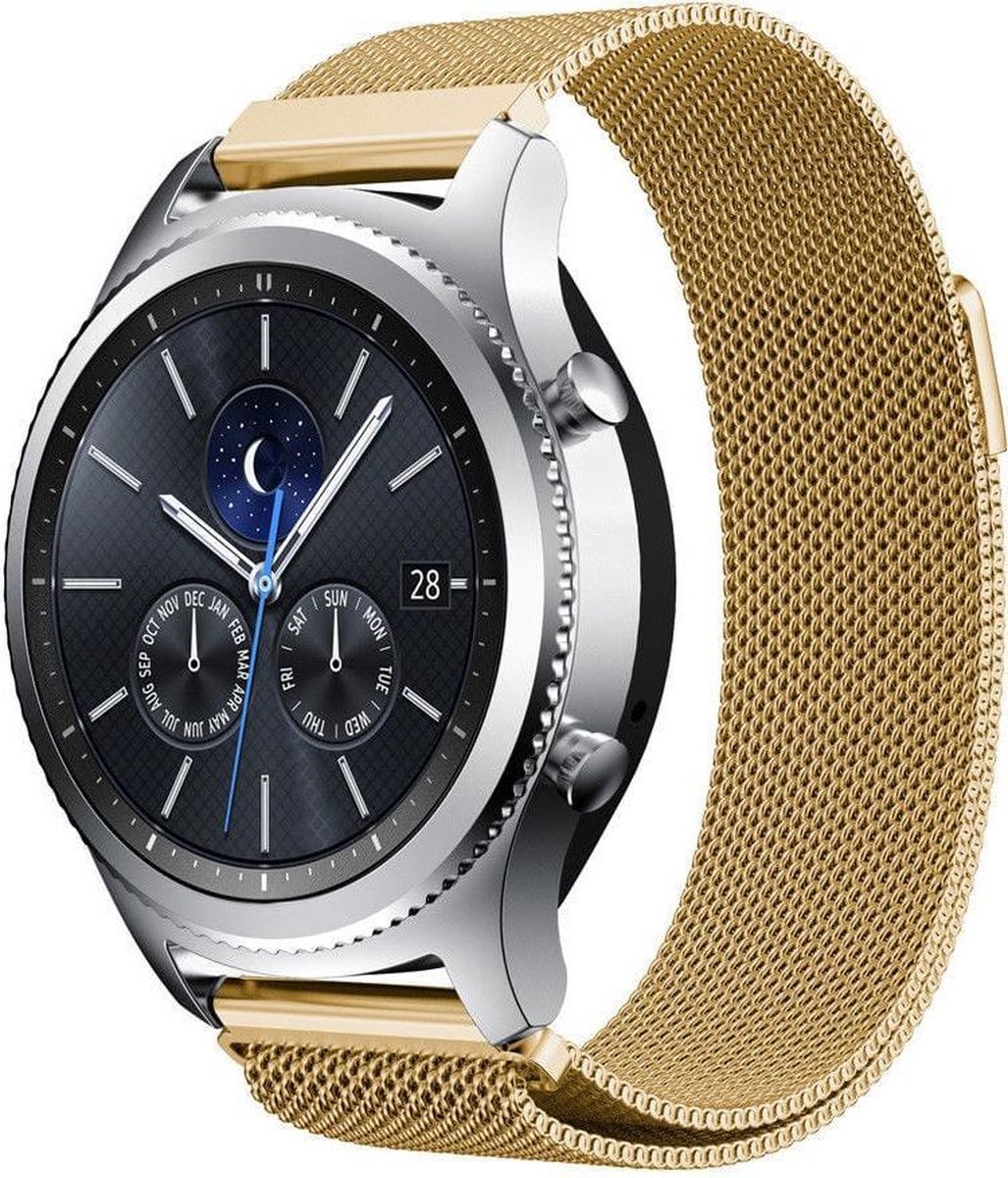 watchbands-shop.nl Milanees bandje - Samsung Gear S3 - Goud