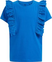 WE Fashion T-shirt Filles avec broderie anglaise