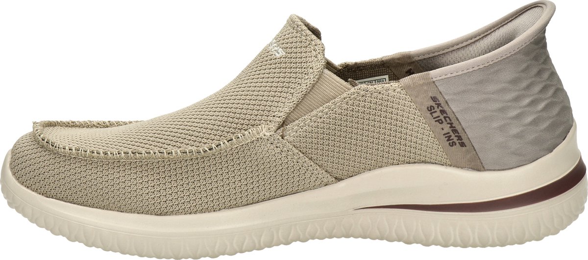 Skechers Slip-ins Delson 3.0 chaussure à enfiler pour hommes - Taupe -  Taille 42