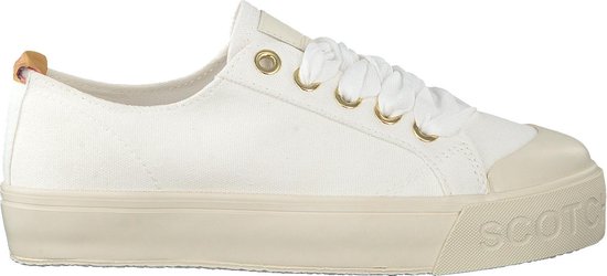 Scotch \u0026 Soda Dames Lage sneakers Sylvie - Wit - Maat 38 | bol.com