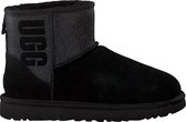 UGG Dames Vachtlaarzen Classic Mini Ugg Sparkle - Zwart - Maat 40