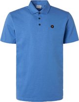 No Excess - Poloshirt Slub Blauw - Regular-fit - Heren Poloshirt Maat XXL