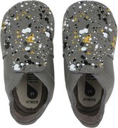 Bobux - Soft Soles - Spekkel grey - Babyslofjes - maat Small