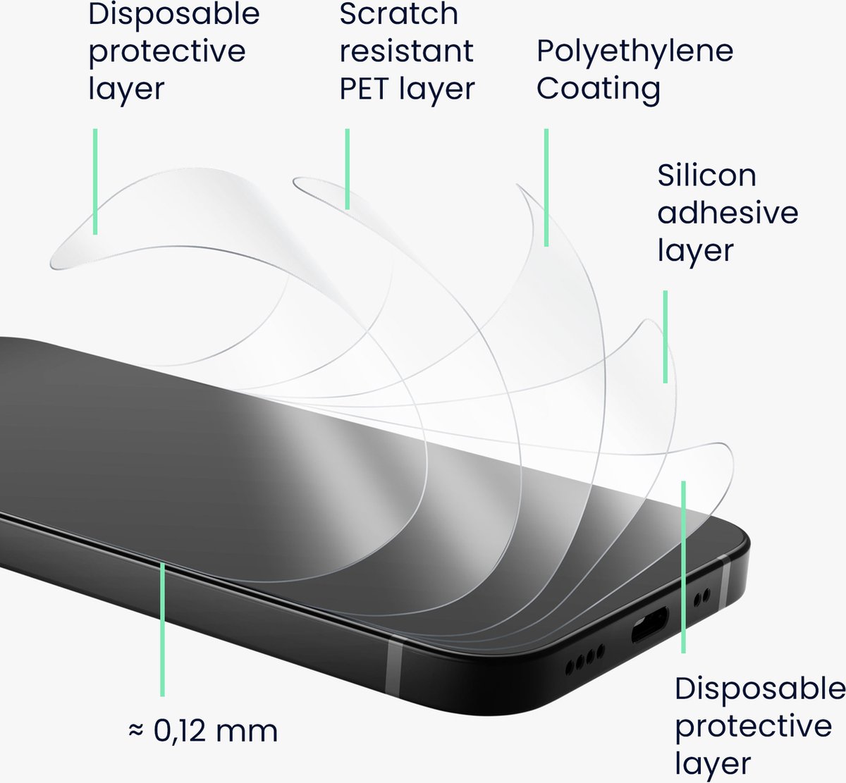 kwmobile 3x films de protection d'écran adaptés au TCL 40 SE - film de protection  pour