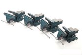 HBM 125 mm. Bankschroef met draaibaar onderstel