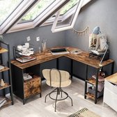 Vasagle - Bureau - 150 cm - Bruin