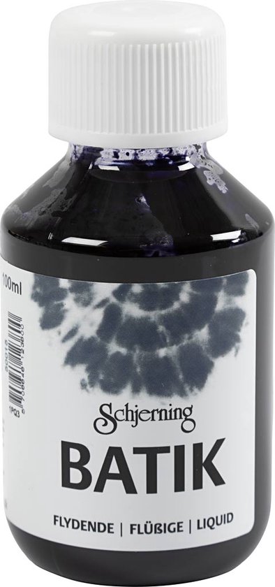 Batikverf, marineblauw, 100 ml/ 1 fles