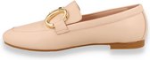 Double Heart Dames Mocassin Nude ROSE 36