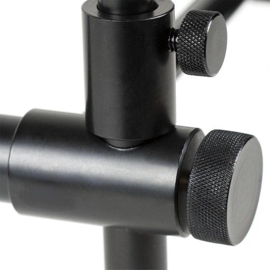 X2 Chunky Black Rodpod - Karpervissen - Stevig Aluminium - Voor 3 hengels - Compleet van Merkloos — afbeelding 4