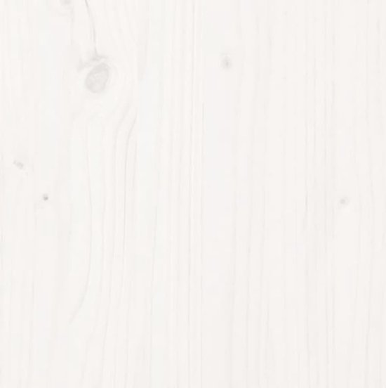 vidaXL - Tête de lit - mural - 146x3x91,5 - cm - solide - bois de pin - blanc