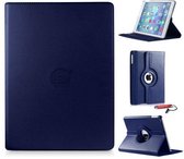 HEM iPad hoes geschikt voor iPad Pro 2018 - Donkerblauw - iPad Pro 12,9 inch hoes - Draaibare hoes - iPad 2018 hoes - Met Stylus Pen