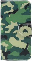 Samsung Galaxy A7 (2018) Portemonnee hoesje Camouflage