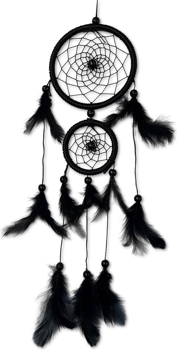 Prigta - Dromenvanger kinderen - Zwart - 45 cm lang