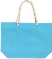 Sac - Tassen femme - Sac à bandoulière - Sac de plage - Cabas - Big shopper - 55 x 39 cm - Katoen - bleu