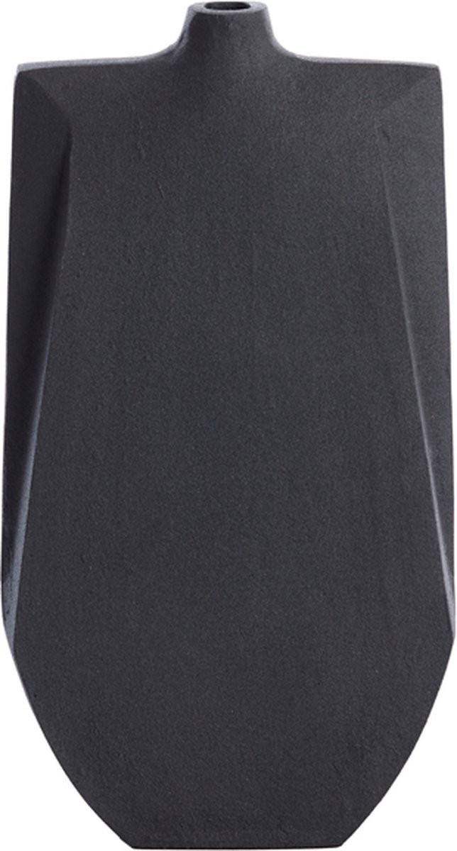Light&living Vaas deco 21x7,5x41 cm MAKAHA mat zwart