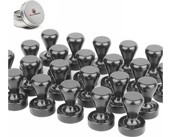 Brute Strength - Super sterke magnetische ophanghaakjes - Haakjes | Pionnen - 20 stuks - Zwart - Neodymium magneet sterk