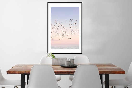 Cadre photo avec affiche - Vogels - Mer - Ciel - Nature - Été - 60x90 cm - Cadre pour affiche
