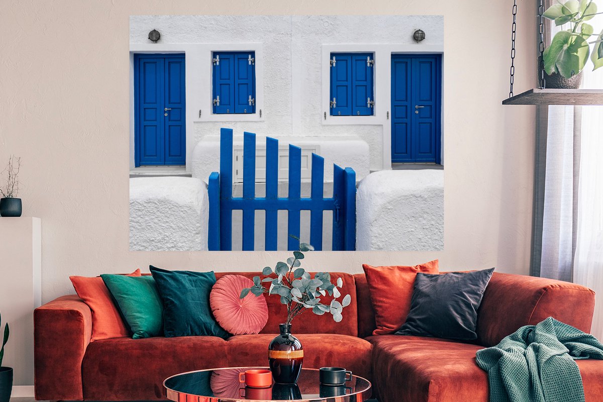 Huis - Architectuur - Blauw - Wit