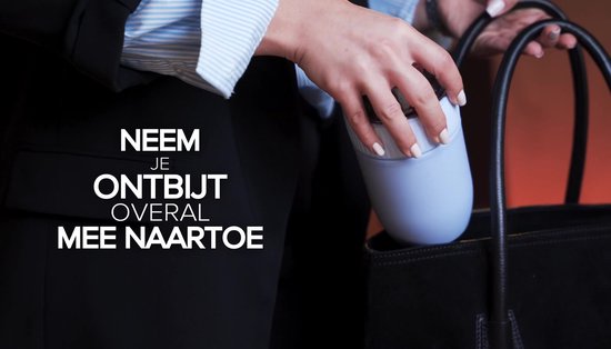 Coninx Bol Muesli A Emporter | Pot Yaourt to go | Bleu