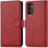 iMoshion Hoesje Geschikt voor Samsung Galaxy A14 (5G) / A14 (4G) Hoesje Met Pasjeshouder - iMoshion Luxe Bookcase - Rood