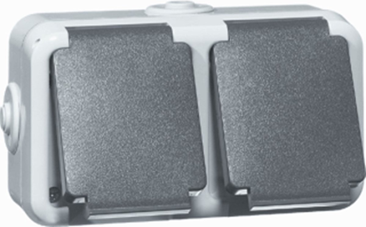 Honeywell Peha spatwaterdicht Wandstopcontact (WCD schakelmateriaal) - 00306211 - E2WJT