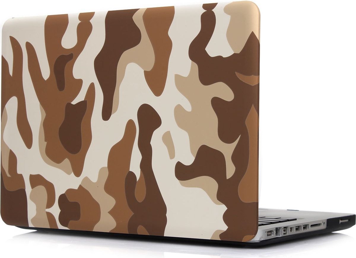 Apple MacBook Pro 16 (2021) Case - Mobigear - Design Serie - Hardcover - Desert Camauflage - Apple MacBook Pro 16 (2021) Cover