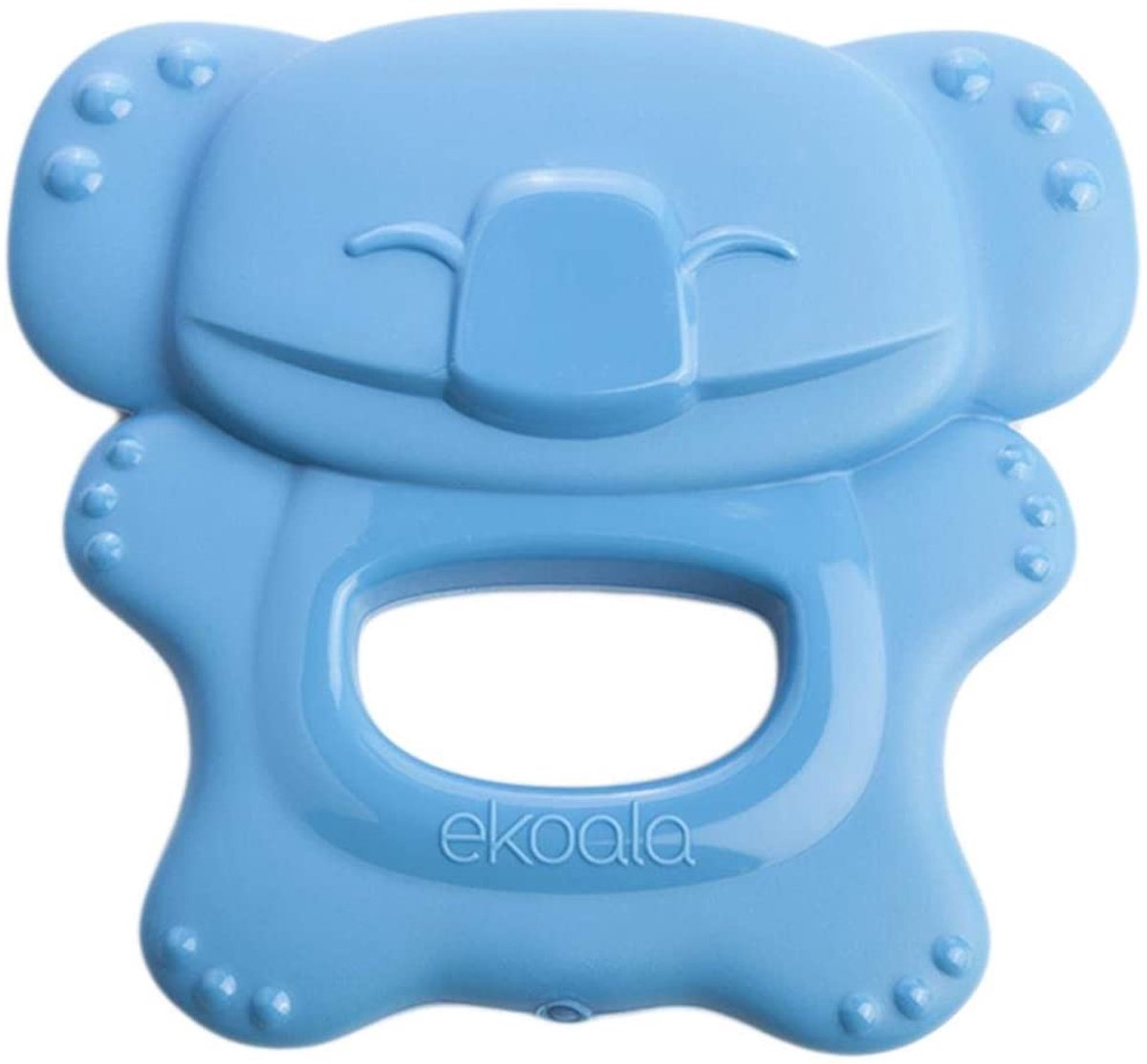 eKoala eKolly Bijtring Baby – BPA-vrij – Voor Doorkomende Tandjes – 8 x 9 cm – Vanaf 4 Maanden – Blauw