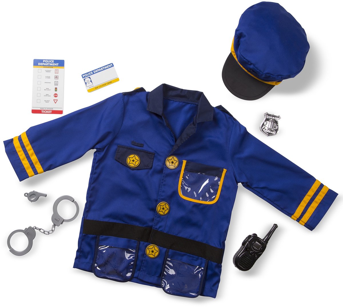 Melissa & Doug - Politieagent - verkleedkleding - 3-6 jaar